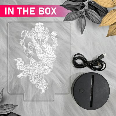 Ganesh Ji Design Night Lamp